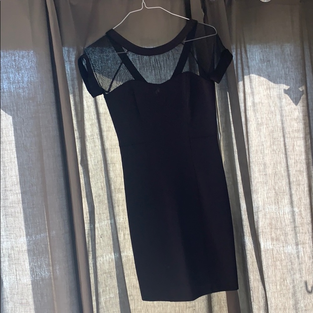 Only worn once black sleeved dress